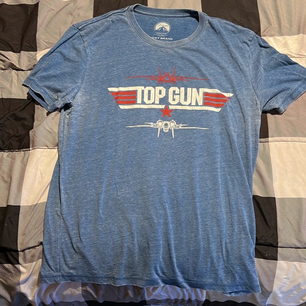 Lucky brand top gun T-shirt, size large